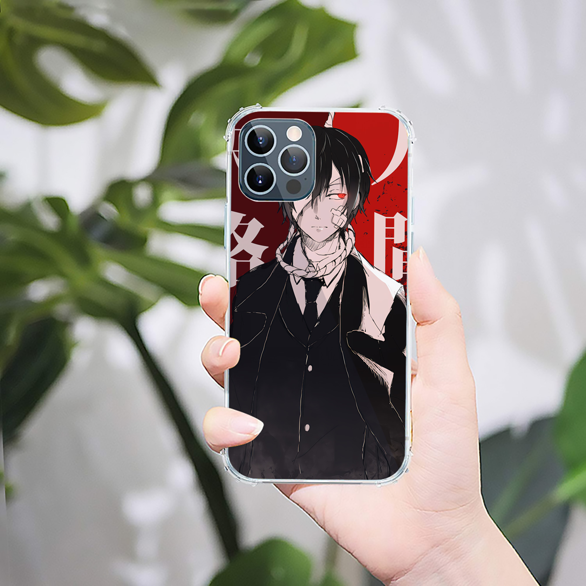 （画像用） 文豪ストレイドッグス Bungo Stray Dogs 【iPhone 12シリーズ対応】透明スマホケース（クリアソフトケース）